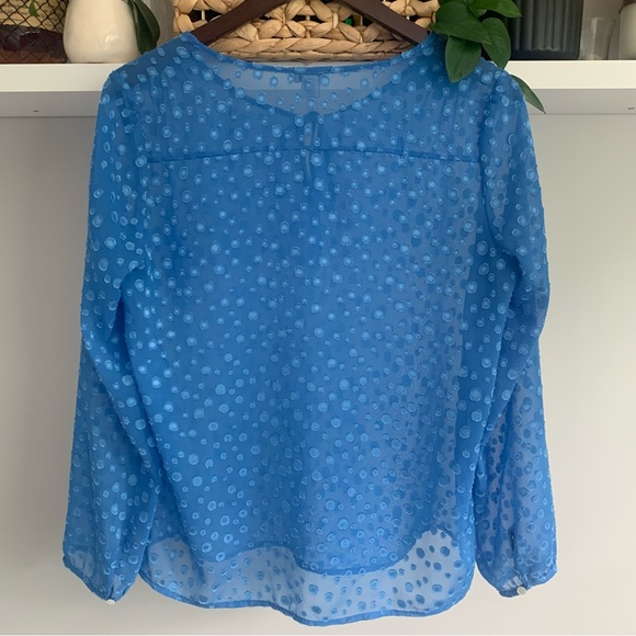 • [J. Crew] Textured Blouse • - Picture 6 of 10